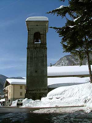 La piazza d'inverno